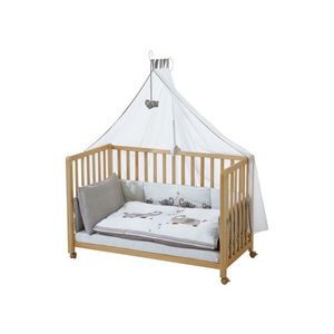 roba Detská postieľka Room Bed, 60 x 120 cm (Jumbo Twins, sivá, prírodná) vyobraziť