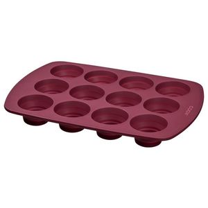 Coox Silikónová forma na muffiny (červená) vyobraziť