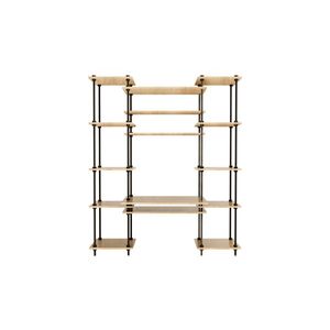 AR SHELVING Písací stôl s regálom DECO (185 x 151 x 35/52, 5 cm) vyobraziť