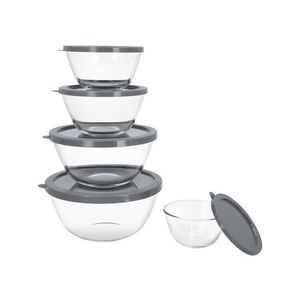 SILVERCREST® Súprava sklenených misiek (transparentná) vyobraziť