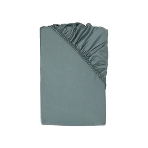 LIVARNO® Napínacia plachta z bavlneného saténu, 180 – 200 x 200 cm (modrá) vyobraziť