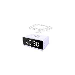 CA07W - Digitálne hodiny s bezdrôtovou nabíjačkou Qi 230V/CR2032 biela CA07W vyobraziť