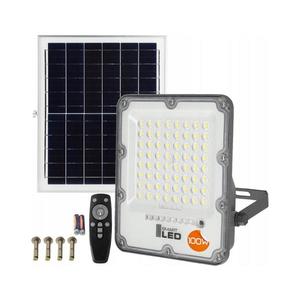 SmartLED LED stmievateľný solárny reflektor LED/100W/3, 2V 5000K 10500 mAh IP65 čierny + diaľkové ovládanie 6976 vyobraziť