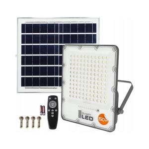 SmartLED LED stmievateľný solárny reflektor LED/150W/3, 2V 5000K 15000 mAh IP65 čierny + diaľkové ovládanie 6977 vyobraziť
