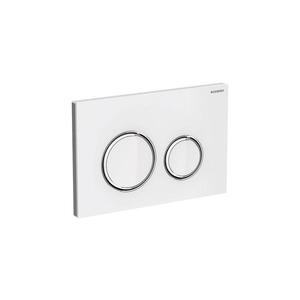Geberit 115.884.SI.1-Splachovacie tlačidlo 50 24, 6x16, 4 cm biela/lesklý chróm 115.884.SI.1 vyobraziť