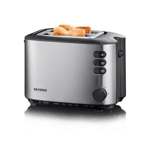 Severin AT 2514 - Hriankovač s dvoma otvormi 850W/230V nerez/čierna AT 2514 vyobraziť