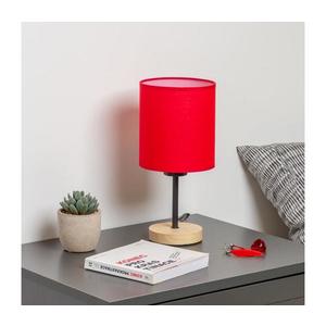 Brilagi - Stolná lampa NUBILA WOOD 1xE27/25W/230V dub/červená BG1567+BG1578 vyobraziť