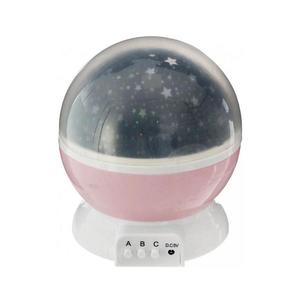 Atmosphera - LED Detský projektor 3xAA ružový 158507A vyobraziť