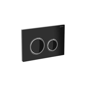Geberit 115.884.SJ.1 - Splachovacie tlačidlo 50 24, 6x16, 4 cm čierna/lesklý chróm 115.884.SJ.1 vyobraziť