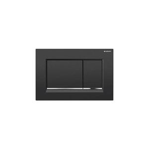 Geberit 115.883.KM.1 - Splachovacie tlačidlo 30 24, 6x16, 4 cm čierna/lesklý chróm 115.883.KM.1 vyobraziť