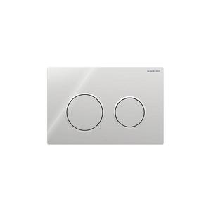 Geberit 115.085.KH.1-Splachovacie tlačidlo Omega20 21, 2x14, 2 cm lesklý chróm/matný chróm 115.085.KH.1 vyobraziť