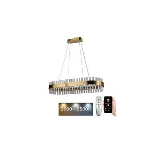 LED Stmievateľný krištáľový luster na lanku LED/45W/230V + diaľkové ovládanie J6303/C vyobraziť