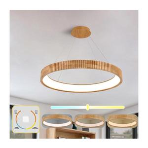 Brilagi - LED lestenec na jeklenem kablu FALCON WOOD MODERN LED/60W/230V Ø 80 cm les BRI554 vyobraziť
