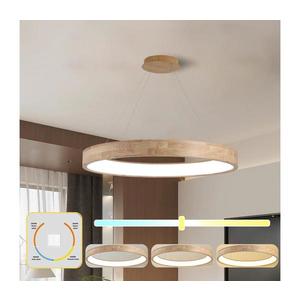 BRILAGI - LED luster na lanku FALCON WOOD LED/60W/230V 3000/4000/6000K 80 cm drevo BRI556 vyobraziť