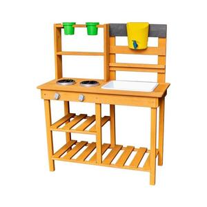 2Kids Toys - Drevená záhradná kuchynka s drezom 2D98269 vyobraziť