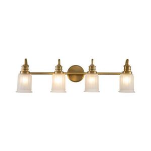 Elstead Quoizel QZ-SWELL4-BB-BATH-LED Kúpeľňové nástenné svietidlo SWELL 4xG9/3W/230V IP44 zlaté QZ-SWELL4-BB-BATH vyobraziť