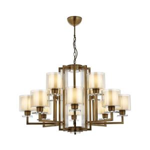 Luster na reťazi VARANA 12xE27/40W/230V bronzový 301AUR1192 vyobraziť