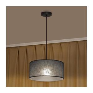 Závesný luster ALBA 1xE27/15W/230V, priemer 45 cm, sivý W-KM 4525/1 BK+GR vyobraziť