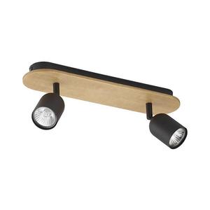 Bodové svietidlo TOP WOOD 2xGU10/10W/230V čierna/drevo 3291 vyobraziť