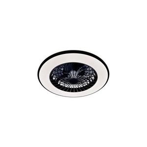 LED stmievateľné stropné svietidlo s látorom VENTELUX LED/48W/230V čierna + DO 004593 vyobraziť