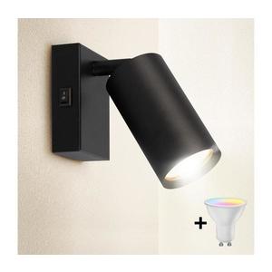 Brilagi - LED stmievateľné nástenné bodové svietidlo SELE 1xGU10/6W/230V čierna BG1372+AI2383 vyobraziť