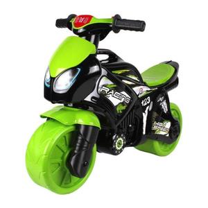 Teddies Odrážadlo motorka so svetlom zelená/čierna 00880075 vyobraziť