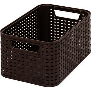 CURVER - Úložný box imitácia ratanu Style 2 S, hnedý vyobraziť
