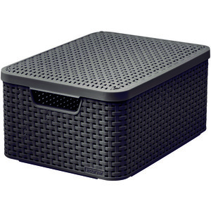 CURVER - Úložný box s vekom STYLE M, hnedý vyobraziť