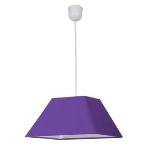 Výpredaj fialovej závesnej stropnej lampy Robin s e27 patinou vyobraziť