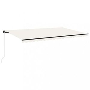 Ručne zaťahovací markíza 450x300 cm Dekorhome Oranžová vyobraziť
