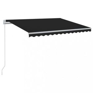 Ručne zaťahovacia markíza s LED svetlom 400x350 cm Dekorhome vyobraziť