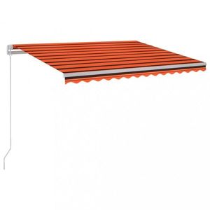 Ručne zaťahovacia markíza s LED svetlom 350x250 cm Dekorhome vyobraziť