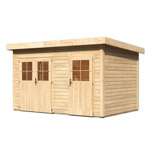 Drevený záhradný domček 364 x 244 cm Dekorhome vyobraziť