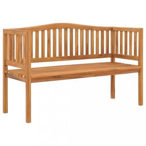 Záhradná lavička 150 cm z teakového dreva Dekorhome vyobraziť
