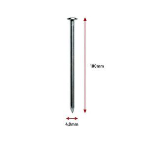 Pozinkované Stavebné Klince 4, 0×100 mm vyobraziť