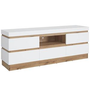 TV stolík 2d1s Calabria Corf107 Dub Coast Evoke /biela Alp vyobraziť