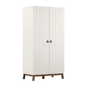 Béžová detská šatníková skriňa 99x196x58 cm Sezane – Vipack vyobraziť