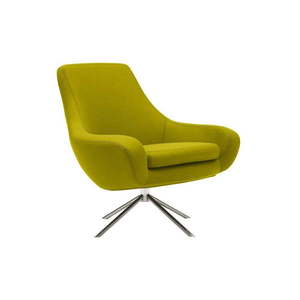 Žlté otočné kreslo Softline Noomi Swivel vyobraziť