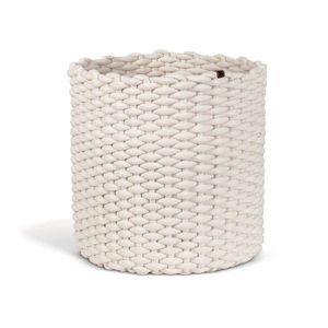 Látkový košík ø 40x40 cm Peach Skin Round XL – Bigso vyobraziť