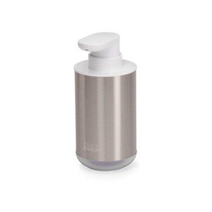 Dávkovač mydla z nehrdzavejúcej ocele v striebornej farbe 300 ml Duo Steel – Joseph Joseph vyobraziť