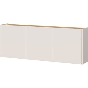 Krémová závesná skrinka v dekore duba 138x52x25 cm Libbiano – Germania vyobraziť