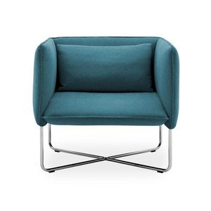 Tyrkysovomodré kreslo Softline Groove vyobraziť