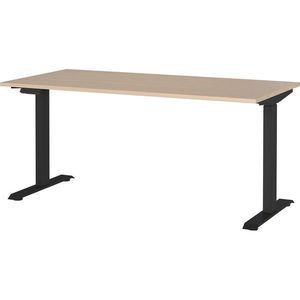 Pracovný stôl s elektricky nastaviteľnou výškou v dekore duba 80x160 cm – Germania vyobraziť