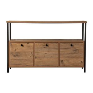 Konzolový stolík v dekore borovice v prírodnej farbe 29, 5x120 cm Solace – Kalune Design vyobraziť