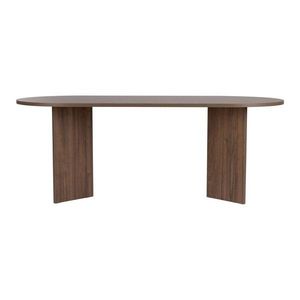 Jedálenský stôl v dekore orecha 90x200 cm Sabella – Kalune Design vyobraziť