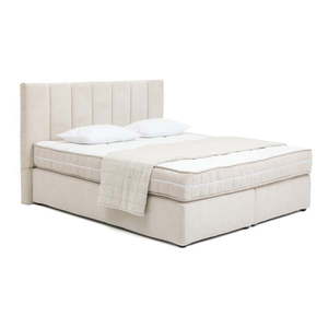 Béžová boxspring posteľ 160x200 cm Olia Bold Line – Bonami Selection vyobraziť