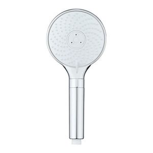 Plastová sprchová hlavica v lesklo striebornej farbe ø 12 cm Water Saving – Wenko vyobraziť