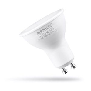 Teplá biela LED žiarovka GU10, 7 W – Sollux vyobraziť