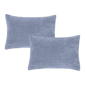 Dekoračné obliečky na vankúše v súprave 2 ks 50x75 cm Attica Velvet Embroidered – Bianca vyobraziť