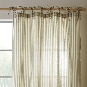 Zelený záves 140x183 cm Zanzibar Woven Stripe – Pineapple Elephant vyobraziť